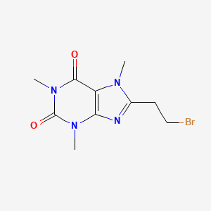 8-(2-Bromoethyl)-1,3,7-trimethylpurine-2,6-dione