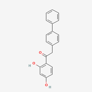 1-(2,4-Dihydroxyphenyl)-2-(4-phenylphenyl)ethanone