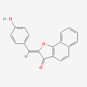 molecular formula C19H12O3 B8062628 (2Z)-2-[(4-hydroxyphenyl)methylidene]benzo[g][1]benzofuran-3-one 