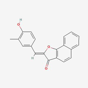 molecular formula C20H14O3 B8062669 (2Z)-2-[(4-hydroxy-3-methylphenyl)methylidene]benzo[g][1]benzofuran-3-one 