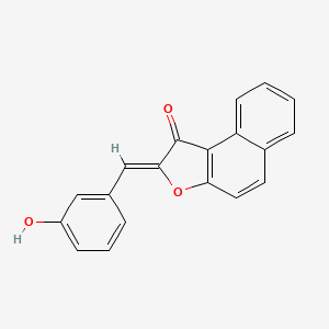 (2Z)-2-[(3-hydroxyphenyl)methylidene]benzo[e][1]benzofuran-1-one
