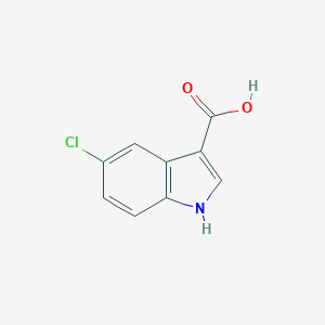 molecular formula C9H6ClNO2 B080627 5-氯-1H-吲哚-3-羧酸 CAS No. 10406-05-0