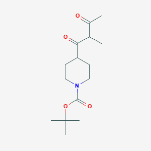 Tert-butyl 4-(2-methyl-3-oxobutanoyl)piperidine-1-carboxylate