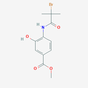 Methyl 4-[(2-bromo-2-methylpropanoyl)amino]-3-hydroxybenzoate