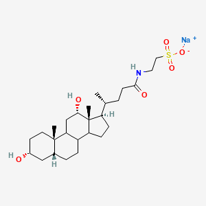 molecular formula C26H44NNaO6S B8062931 Taurodeoxychloic Acid Sodium Salt 