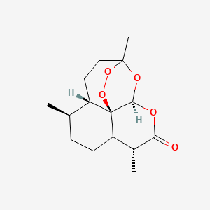 (4S,5R,9R,12S,13R)-1,5,9-trimethyl-11,14,15,16-tetraoxatetracyclo[10.3.1.0^{4,13}.0^{8,13}]hexadecan-10-one