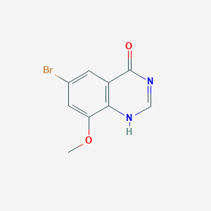 6-bromo-8-methoxy-1H-quinazolin-4-one