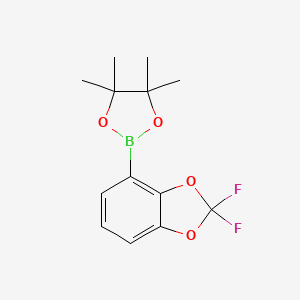 2-(2,2-Difluorobenzo[D][1,3]dioxol-4-YL)-4,4,5,5-tetramethyl-1,3,2-dioxaborolane