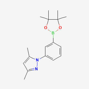 3,5-Dimethyl-1-[3-(tetramethyl-1,3,2-dioxaborolan-2-YL)phenyl]-1H-pyrazole