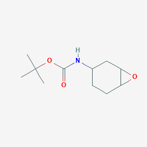 molecular formula C11H19NO3 B8063089 tert-butyl N-{7-oxabicyclo[4.1.0]heptan-3-yl}carbamate 
