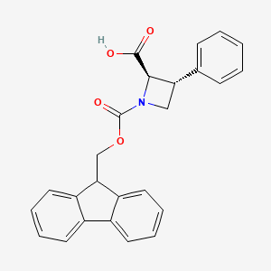 (2R,3R)-1-{[(9H-fluoren-9-yl)methoxy]carbonyl}-3-phenylazetidine-2-carboxylic acid