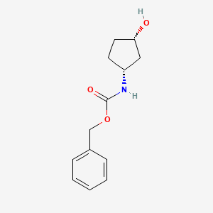 Benzyl ((1r,3s)-3-hydroxycyclopentyl)carbamate