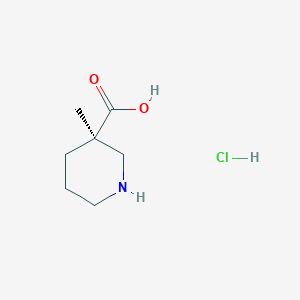 (R)-3-Methylpiperidine-3-carboxylic acid HCl