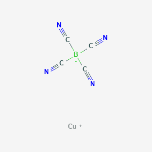 molecular formula C4BCuN4 B8063225 Copper(1+);tetracyanoboranuide 