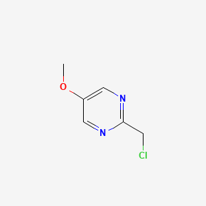 molecular formula C6H7ClN2O B8063244 2-(Chloromethyl)-5-methoxypyrimidine 