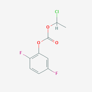 molecular formula C9H7ClF2O3 B8063259 1-Chloroethyl (2,5-difluorophenyl) carbonate 