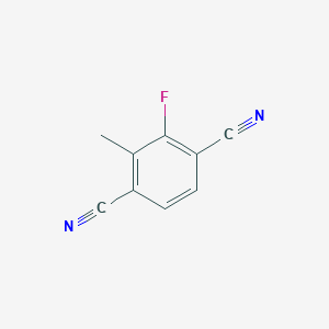 molecular formula C9H5FN2 B8063263 2-Fluoro-3-methylterephthalonitrile 
