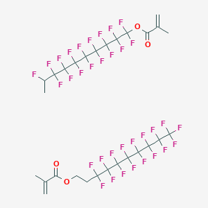 1,1,2,2,3,3,4,4,5,5,6,6,7,7,8,8,9-Heptadecafluorodecyl 2-methylprop-2-enoate;3,3,4,4,5,5,6,6,7,7,8,8,9,9,10,10,10-heptadecafluorodecyl 2-methylprop-2-enoate