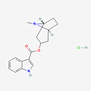 molecular formula C17H21ClN2O2 B8063447 Tropisetron hydrochloride CAS No. 89613-86-5