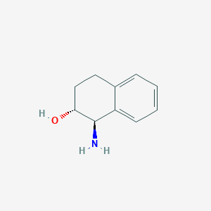 B080635 (1R,2R)-1-Amino-1,2,3,4-tetrahydronaphthalen-2-ol CAS No. 13286-65-2
