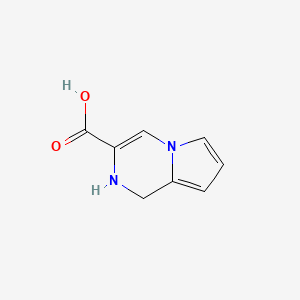 molecular formula C8H8N2O2 B8063581 Pyrrolo[1,2-a]pyrazine-3-carboxylicacid 