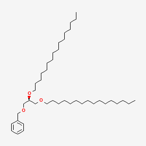 molecular formula C42H78O3 B8063618 [S,(+)]-3-O-Benzyl-1-O,2-O-dihexadecyl-D-glycerol 