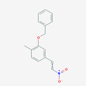 1-Methyl-4-(2-nitroethenyl)-2-phenylmethoxybenzene