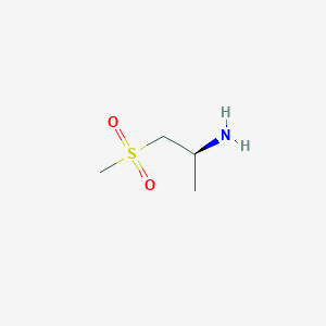 molecular formula C4H11NO2S B8063870 (2S)-1-methanesulfonylpropan-2-amine 