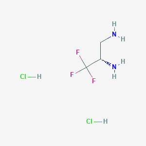 (S)-3,3,3-Trifluoropropane-1,2-diamine dihydrochloride