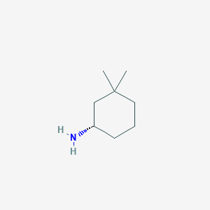 molecular formula C8H17N B8063900 (S)-3,3-Dimethylcyclohexan-1-amine 