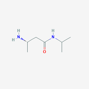 molecular formula C7H16N2O B8063904 (S)-3-Amino-N-isopropylbutanamide 