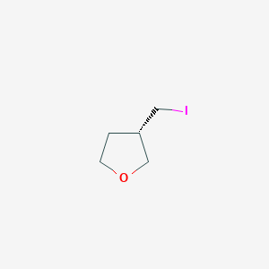 molecular formula C5H9IO B8063920 (3S)-3-(iodomethyl)oxolane 