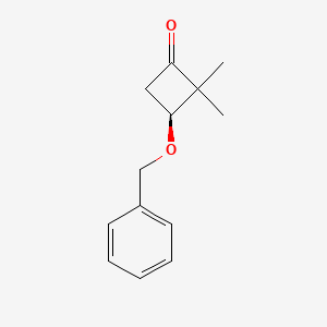 (3S)-2,2-dimethyl-3-phenylmethoxycyclobutan-1-one