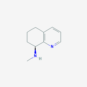 molecular formula C10H14N2 B8063972 (S)-Methyl-(5,6,7,8-tetrahydro-quinolin-8-yl)-amine 