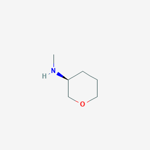 molecular formula C6H13NO B8063992 (S)-N-Methyltetrahydro-2H-pyran-3-amine 