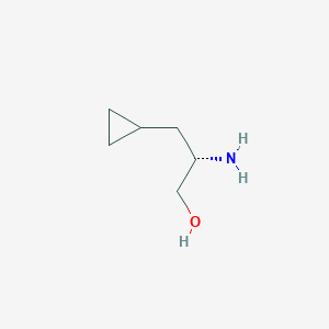molecular formula C6H13NO B8064005 (S)-2-amino-3-cyclopropylpropan-1-ol CAS No. 1038393-52-0