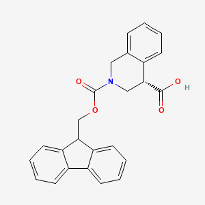 (S)-2-(((9H-fluoren-9-yl)methoxy)carbonyl)-1,2,3,4-tetrahydroisoquinoline-4-carboxylic acid