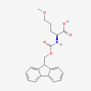 molecular formula C21H23NO5 B8064026 N-Fmoc-5-methoxy-L-norvaline 