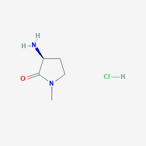 (S)-3-amino-1-methylpyrrolidin-2-one hydrochloride