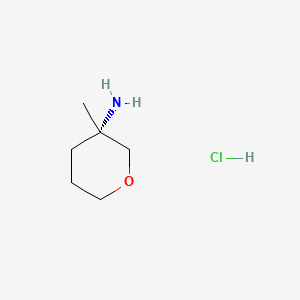 (S)-3-Methyltetrahydro-2H-pyran-3-amine hydrochloride