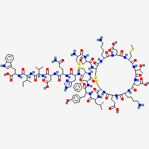 molecular formula C110H159N27O34S5 B8064180 Sarafotoxin S 6b (reduced) 
