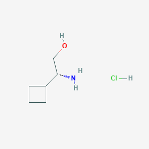 (2R)-2-Amino-2-cyclobutylethan-1-ol HCl