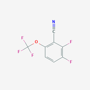 molecular formula C8H2F5NO B8064508 2,3-Difluoro-6-(trifluoromethoxy)benzonitrile 