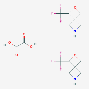 Oxalic acid;3-(trifluoromethyl)-2-oxa-6-azaspiro[3.3]heptane