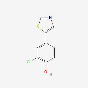 2-Chloro-4-(thiazol-5-yl)phenol