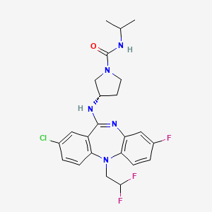 molecular formula C23H25ClF3N5O B8064698 CID 122187564 