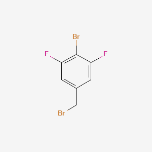 molecular formula C7H4Br2F2 B8064737 4-Bromo-3,5-difluorobenzyl bromide 