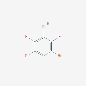 molecular formula C6H2BrF3O B8064756 3-Bromo-2,5,6-trifluorophenol 