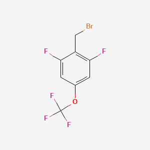 molecular formula C8H4BrF5O B8064810 2,6-Difluoro-4-(trifluoromethoxy)benzyl bromide 