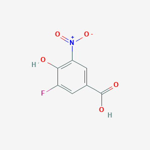molecular formula C7H4FNO5 B8064881 3-Fluoro-4-hydroxy-5-nitrobenzoic acid 